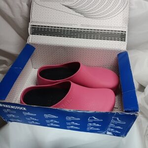 Birkenstock Pink Mules Vibrant Slip-On Comfort
